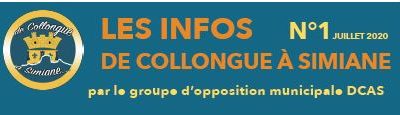 Les Infos De Collongue à Simiane Lettre n°1