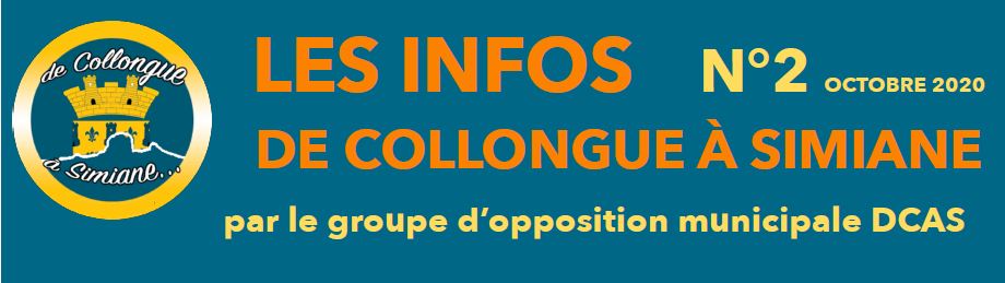 Les Infos De Collongue à Simiane Lettre n°2