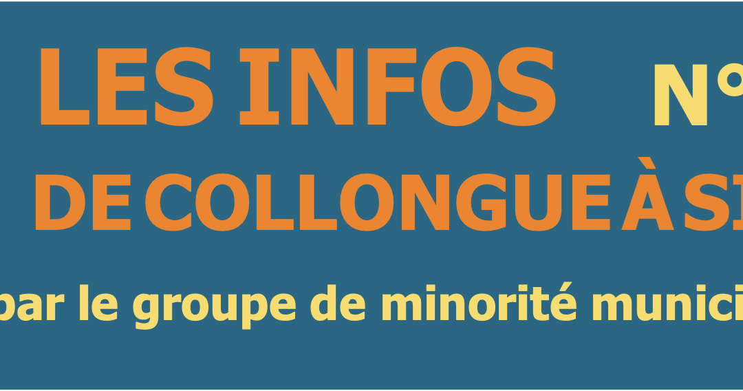 Les Infos de Collongue à Simiane Lettre n°8