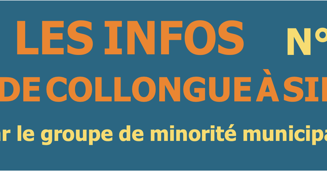 Les Infos De Collongue à Simiane Lettre n°9