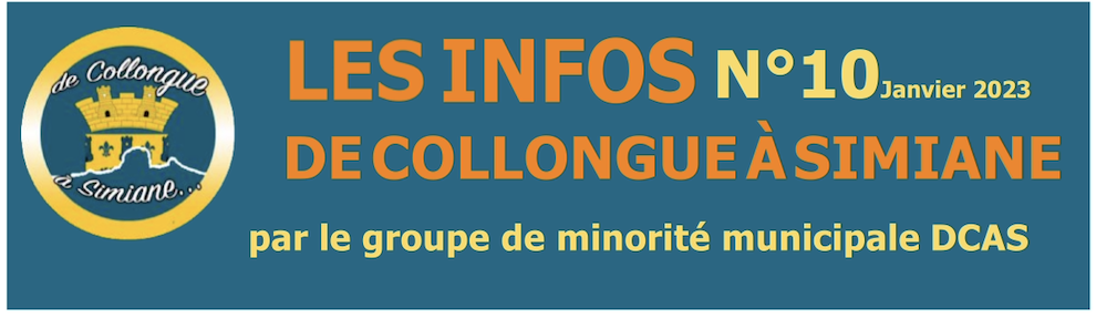 Les Infos De Collongue à Simiane Lettre n°10